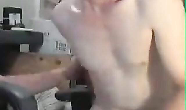 grand-father And young Have fun On webcamera