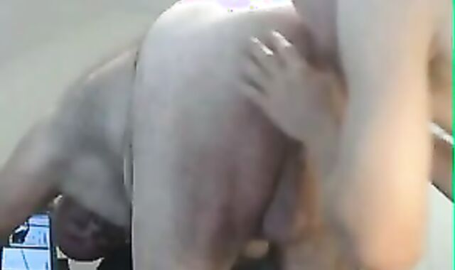 grand-father And young Have fun On webcamera