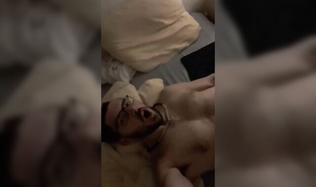 Serbian Boy plays with his black dildo! 2