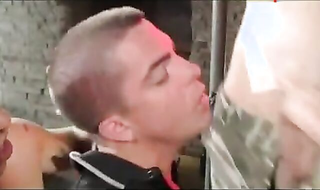 Skinhead trio-some banging unprotected