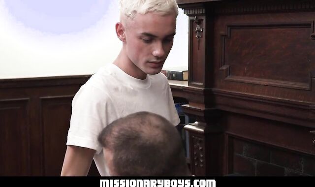 MormonBoyz - hardly college-aged age teenager Takes Mormon President ten-Pounder naked