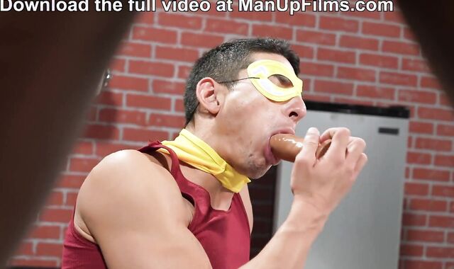 Catman and Guy Wonder at ManUpFilms