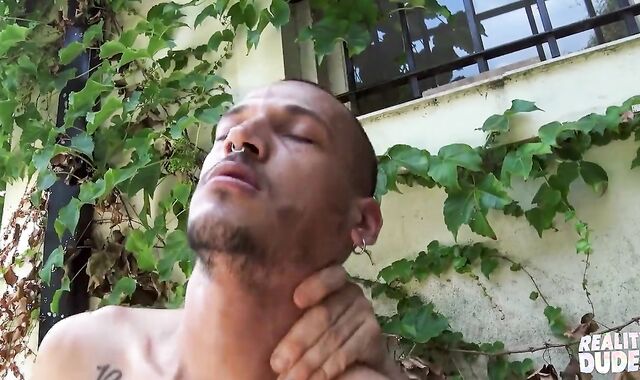 REALITY GUYS - Chelo Looks At BMF's Eyes To Let Him Know His Shaft-Squashing Dark-Skinned Rosy Pucker Is Well-Ready To Be Screwed