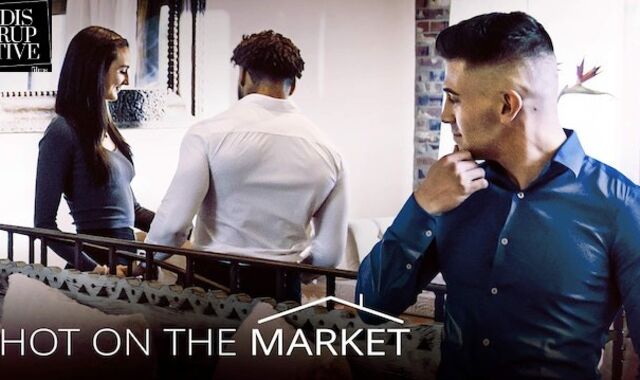 Real Estate Agent Tears Up Macho House Buyer With Wifey in Other Guest Room - DisruptiveFilms