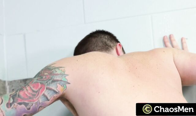 Muscular Latino Fellow Humid Dogs Tattooed Wolf - Helloojose, Jayden Forest - ChaosMen