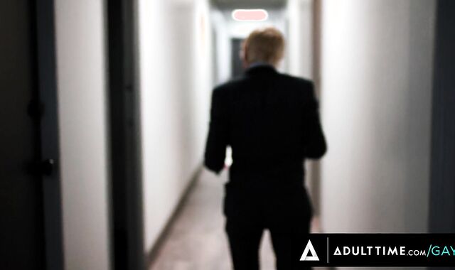 ADULT TIME - Killian Knox Nearly Caught Barebacking Torn Stranger In Public Office!