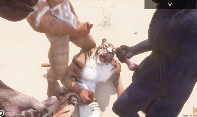 Super-Naughty Life / Queer Furry Group Fuck-Out