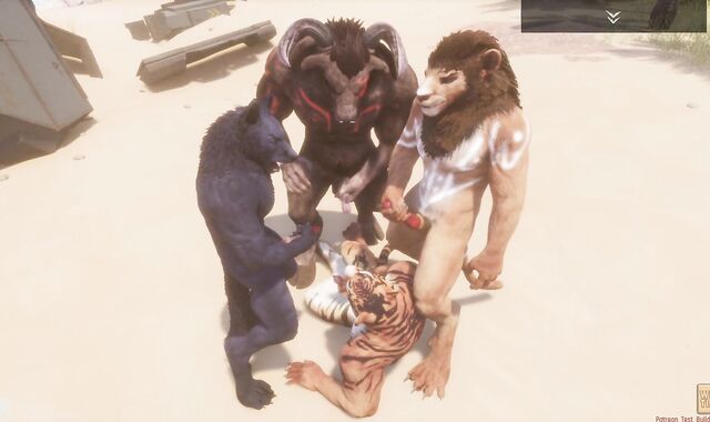 Super-Naughty Life / Queer Furry Group Fuck-Out