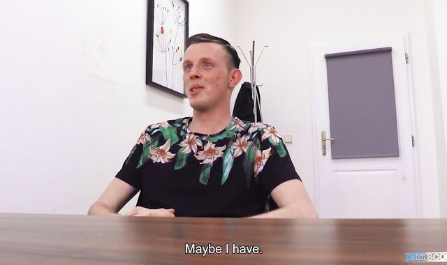 BigStr - Pretty Tall Boy Is Suggested To Do A Blowjob Sheer Pleasure To His Interviewer In Order To Get His Fantasy Job