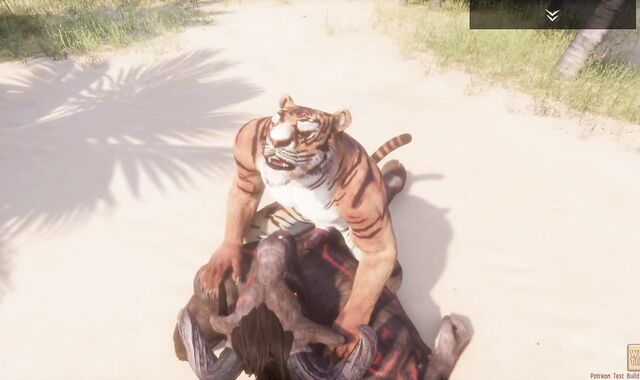 Super-Naughty Life / Tiger getting Penetrated by a Minotaur