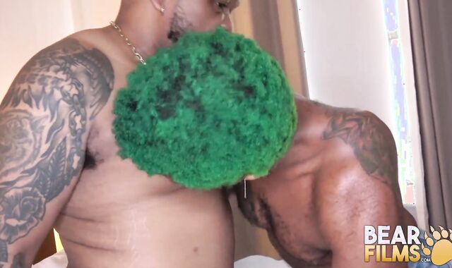 BEARFILMS Dark-Hued Anthony Grey Breed Wet By Unshaved Dude Dj Thunder