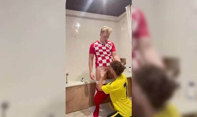 Jock ravages twink after game