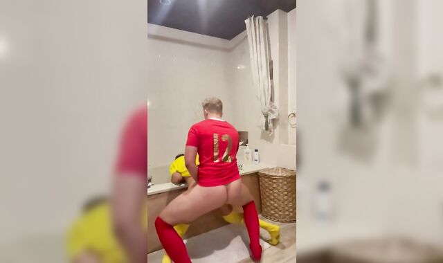 Jock ravages twink after game