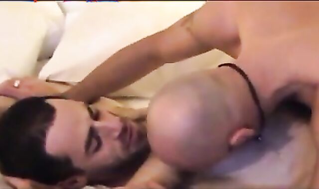 Daddy bonks Cub in nature's garb