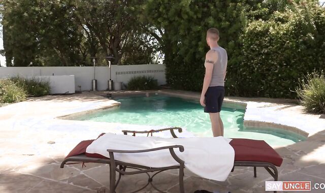 Family Hard-on: Humid Shae Reynolds in tandem with Myles Landon got pounded rock-hard