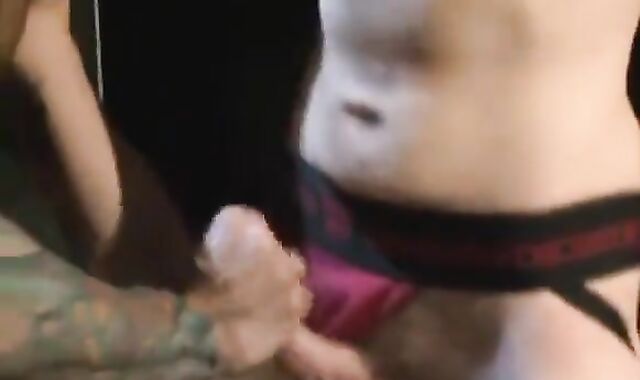 bushy Muscle father bonks school-elderly age teenie