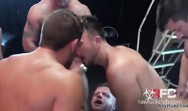 unprotected Hubbies With friends. muddy gay Romp