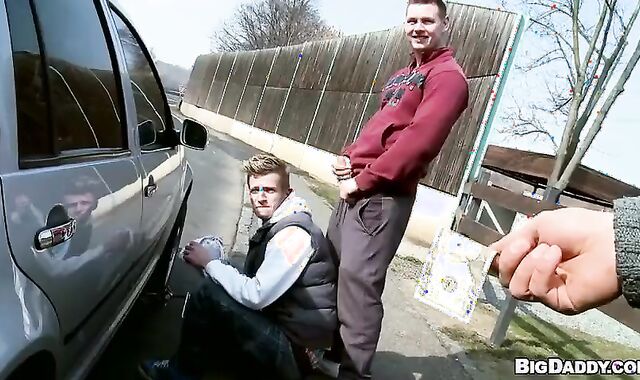 two good folks That Love To plow In Public Alan Benfelen Thomas Finn phat Father. great gay Intercourse