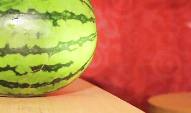 fruit fuck and self swallow - the best comes after cumming