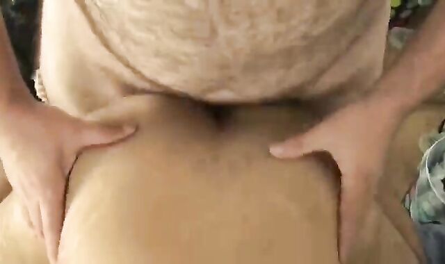 young Latin teenager gratifying hefty Father Grizzly