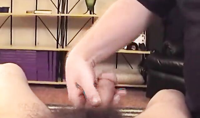 hairy Egghead gets Bushy ramrod Worshiped