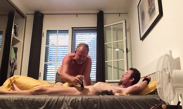 Parent Trusses Me Up And Shaves My Body, Then he bonks His teen.