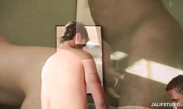 JalifStudio: DILF Jd Daniels jerking dark-hued cock