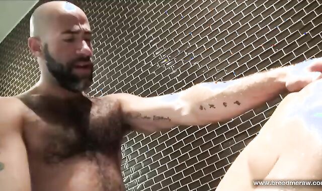 Sexually attractive rump-boink In The Shower - Damon Andros & Stephen Harte