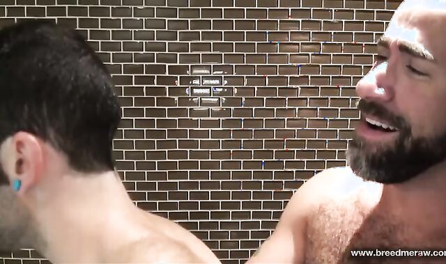 Sexually attractive rump-boink In The Shower - Damon Andros & Stephen Harte