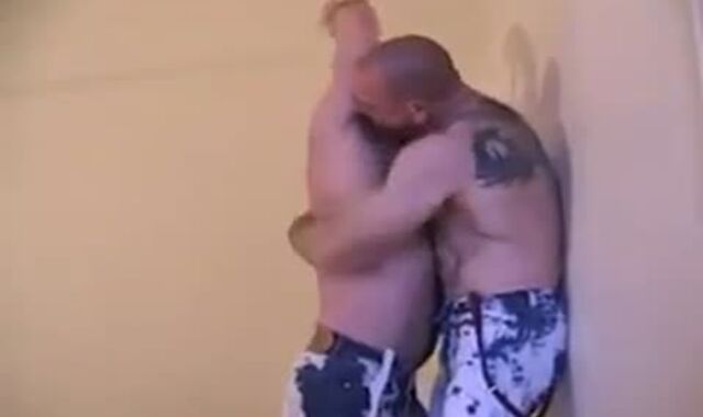 insatiable furry Hairy men pummeling