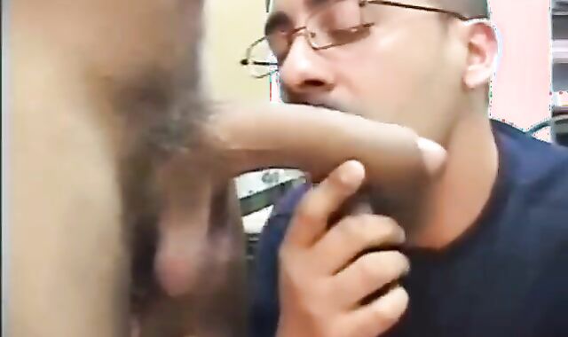 Suckin His XXL Uncut Device In Lieu Of Rent specie