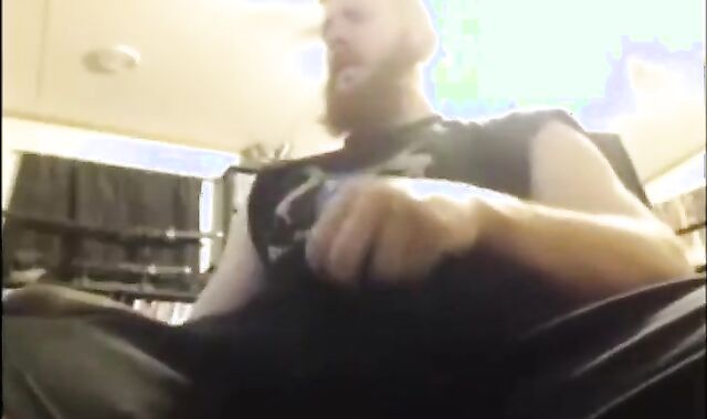 Big Dick Ginger Shoots Out A Massive Load