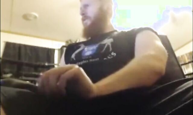 Big Dick Ginger Shoots Out A Massive Load