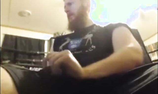 Big Dick Ginger Shoots Out A Massive Load