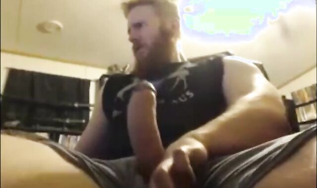 Big Dick Ginger Shoots Out A Massive Load