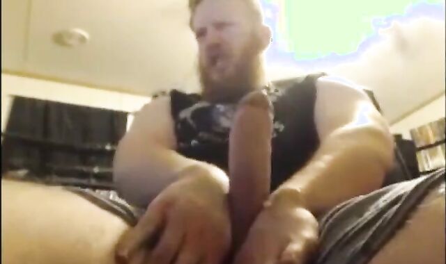 Big Dick Ginger Shoots Out A Massive Load