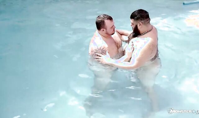 two lusty Hairy men Spin Flop
