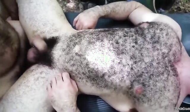 bushy Cubs In The Woods. ultra-mischievous homosexual Screw-festival