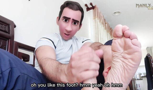 Chubby grizzly POINT OF VIEW palm-job movie