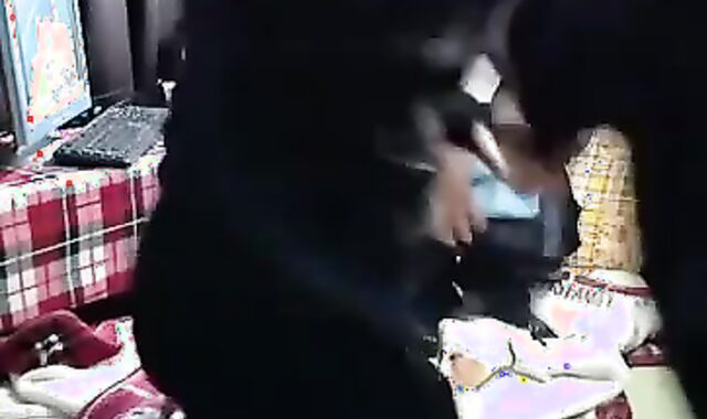 Spy camera faggot-for-pay oriental Daddy