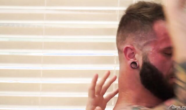 Falcon Studios - Rigid smashing in tandem with bodybuilder