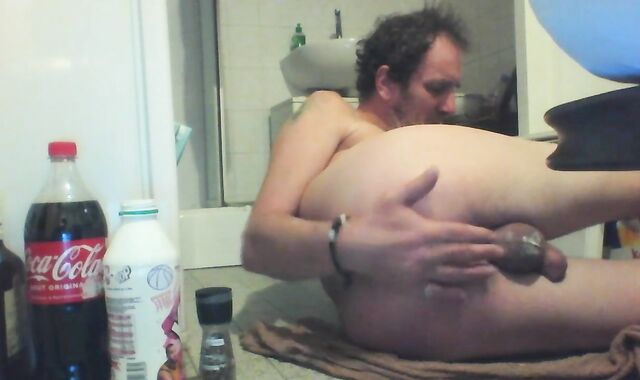 Frolicking With Pepper Dispenser And Deostick In My bum