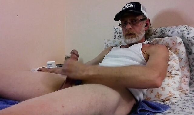 JerkinDad14 - Redneck Cousin Jacks & Goons Out On His meaty Lubricious cum-pump + humongous jizz-shot