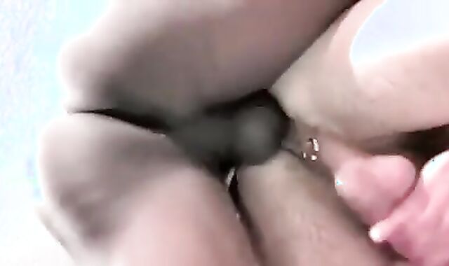 two Muscle Bears Share BIG BLACK COCK nude