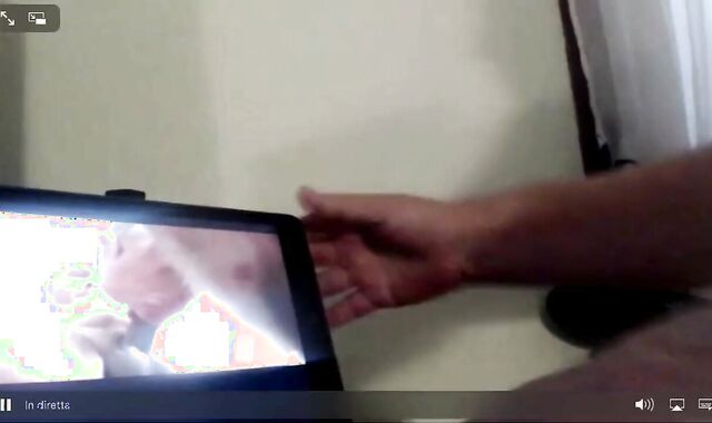 grandad jerk On webcam