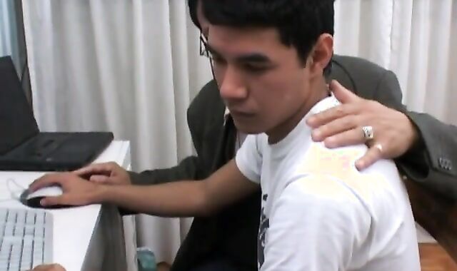 getting hard ramrod from his professor