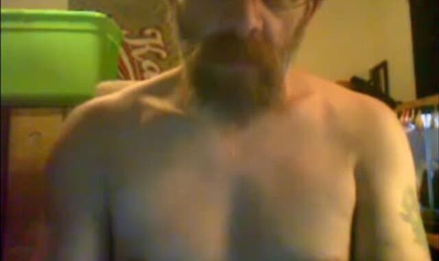 Slaveboy5050 Bearded Father Crossdressed On webcamera Compilation