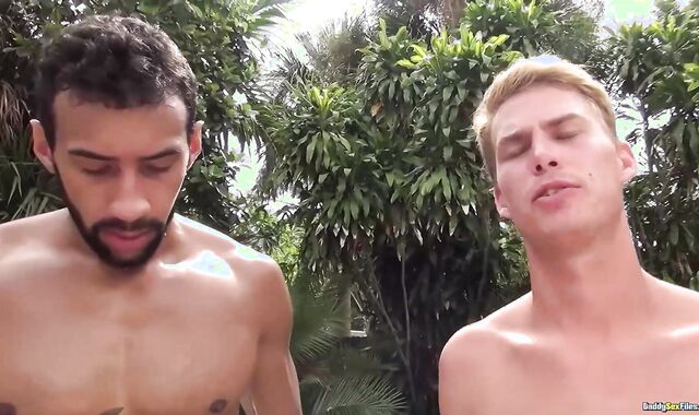 DaddySexFiles.com - Allen & Adrian Suarez lovemaking in the bathroom