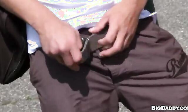 Assets Building Public bare superb-sized Daddy. supah-uber-cute faggot Hook-up