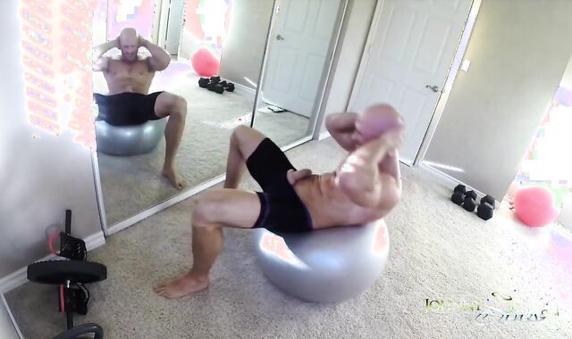 Porn fellow Johnny Sins Drains Off whilst Working Out